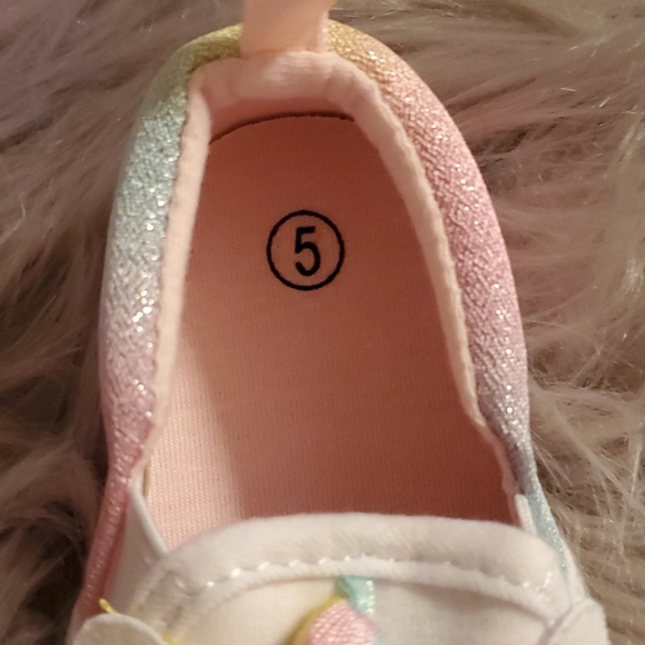 Baby & Toddler Girl Unicorn 🦄  Shoes - Size 5 - Picture 4 of 5